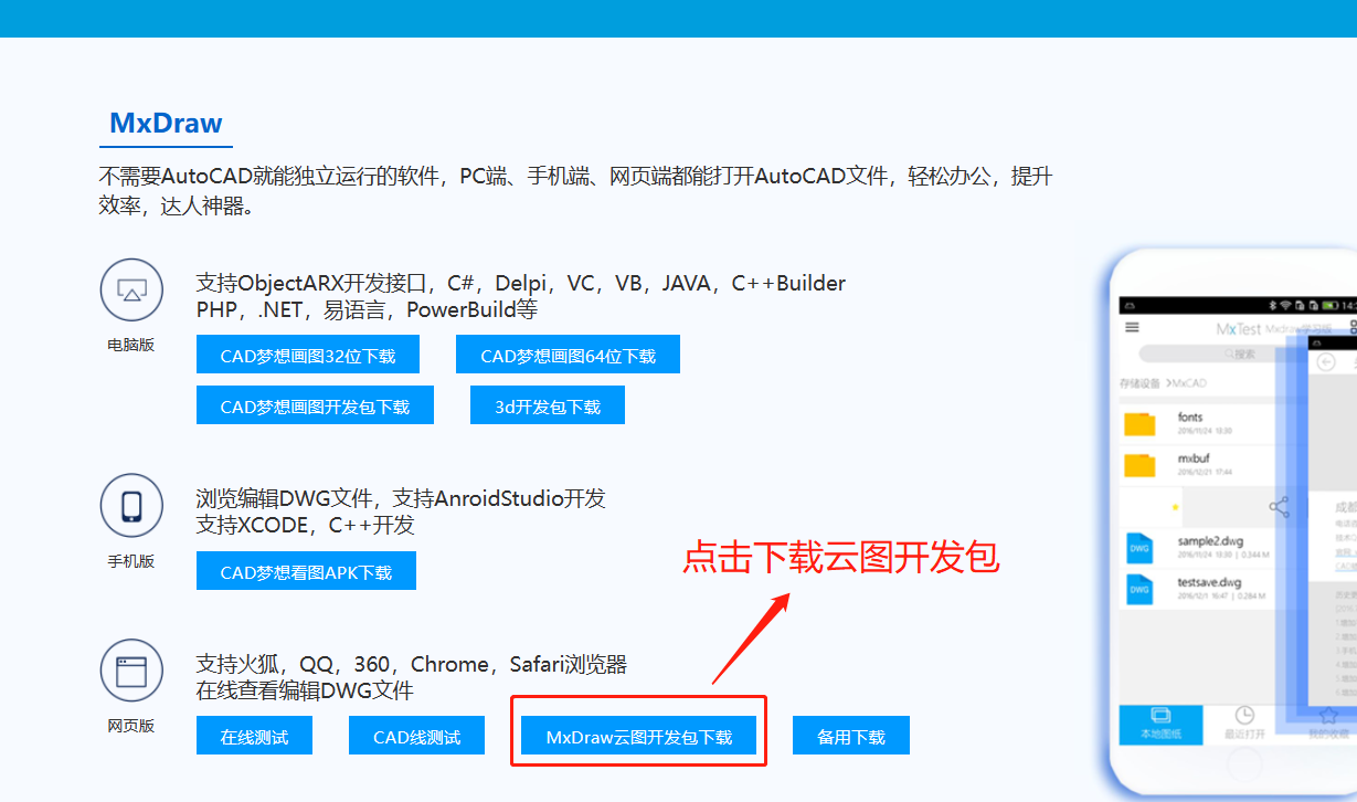 Download cloud map development kit images